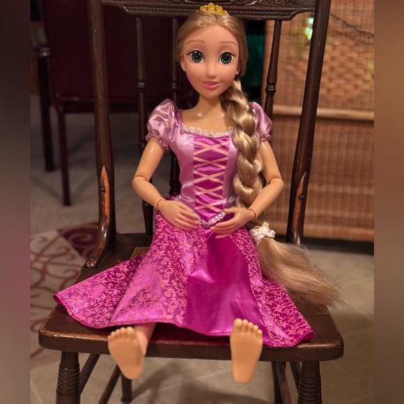 Disney 32” Articulating Playdate Rapunzel Doll from...